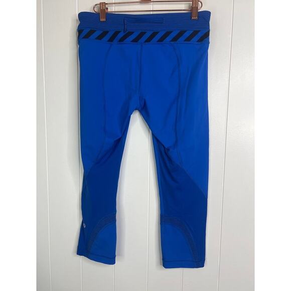 Lululemon‎ Run: Inspire Crop II Baroque Blue Size 8 - Picture 7 of 8